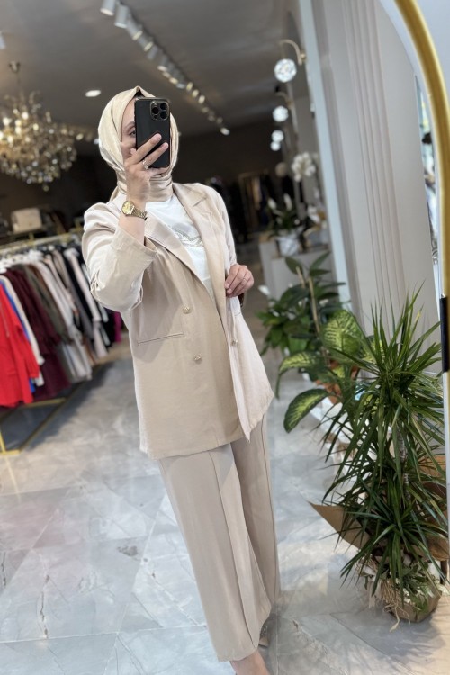 BLAZER CEKET Bej