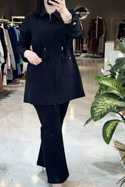 Laura ceket kap Siyah