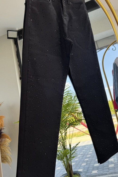 SERPME TAŞ SİYAH KOT Siyah