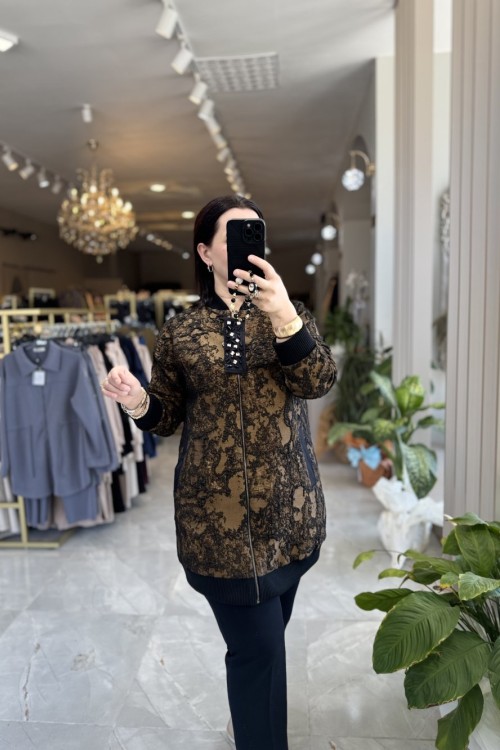 QUAL BOMBER CEKET 1161 Kahverengi