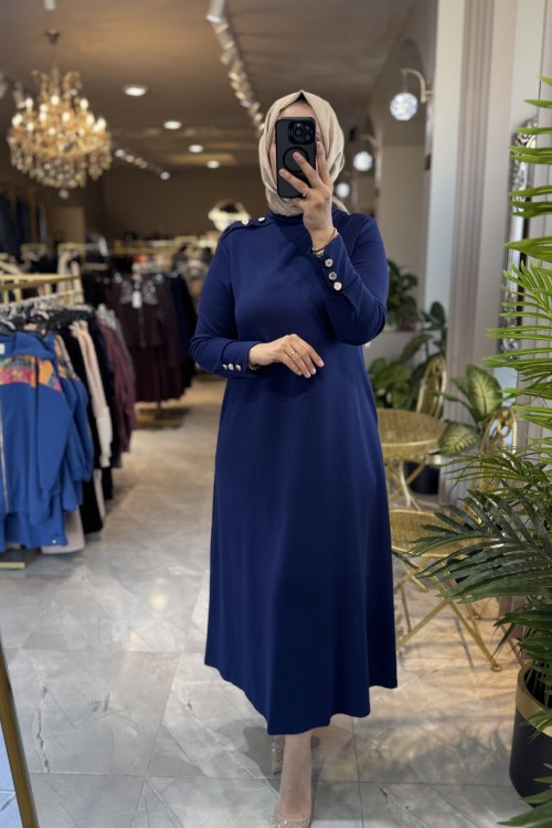 VENÜS ELBİSE Açık İndigo