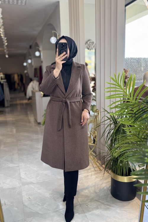 NPRİVE LİNE KAŞE KABAN (4334) Kahverengi