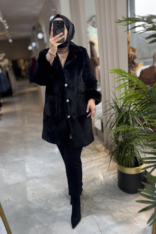 NPRİVE 4133 ANGORA KABAN Siyah