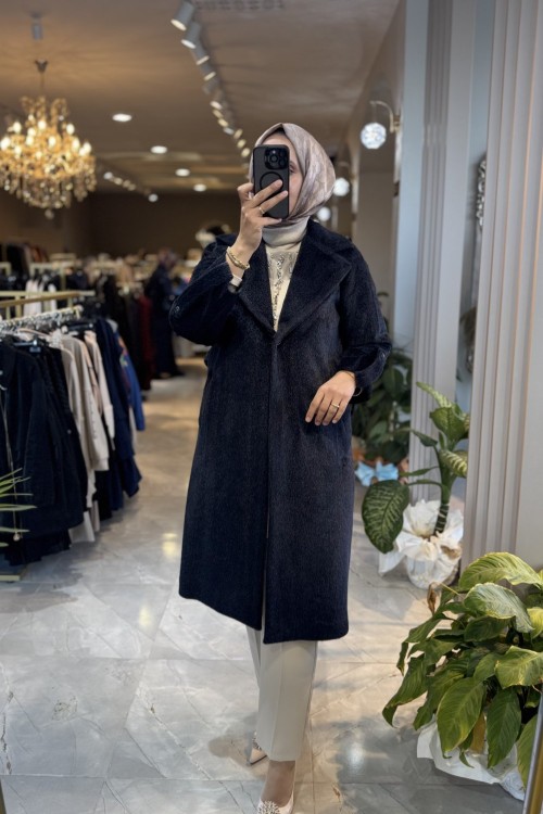 TAY TÜYÜ KAŞE KABAN Siyah