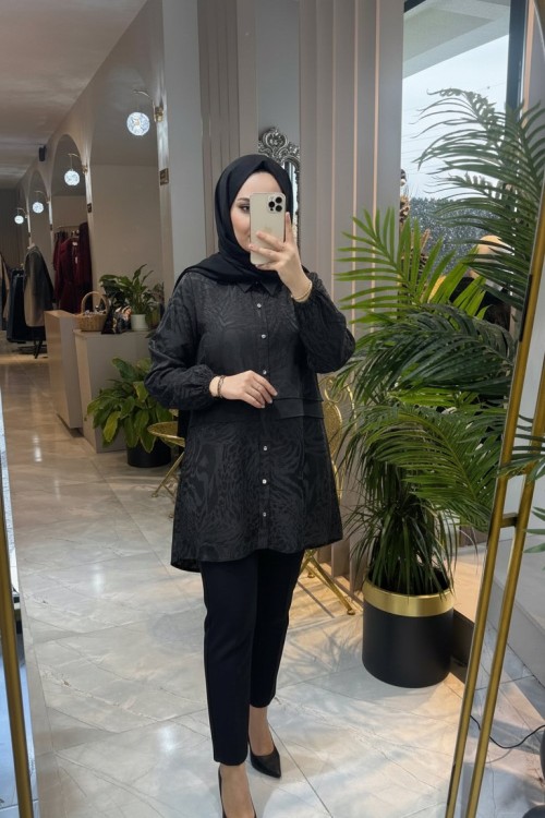 NPRİVE 9386 TUNİK Siyah