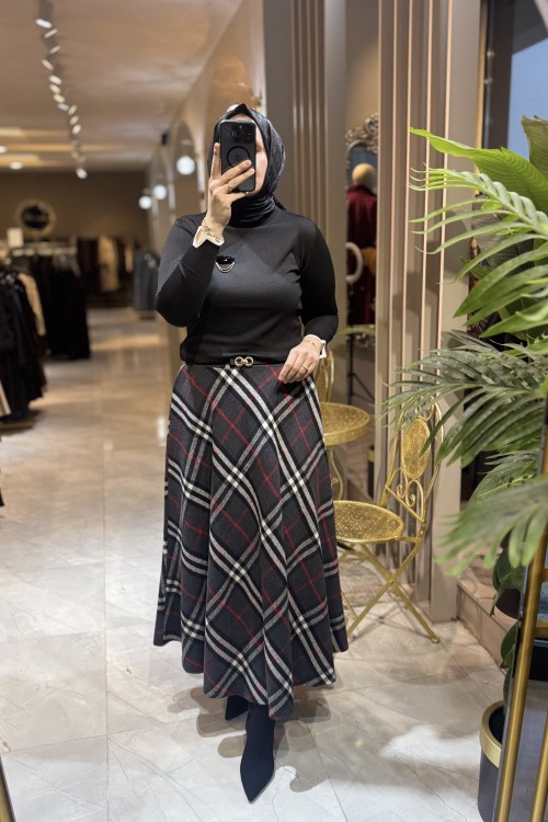 EKOSE BR DESENN KAŞE ETEK Antrasit