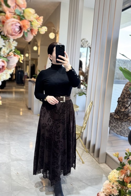 ASENA DANTEL ETEK Acı Kahve