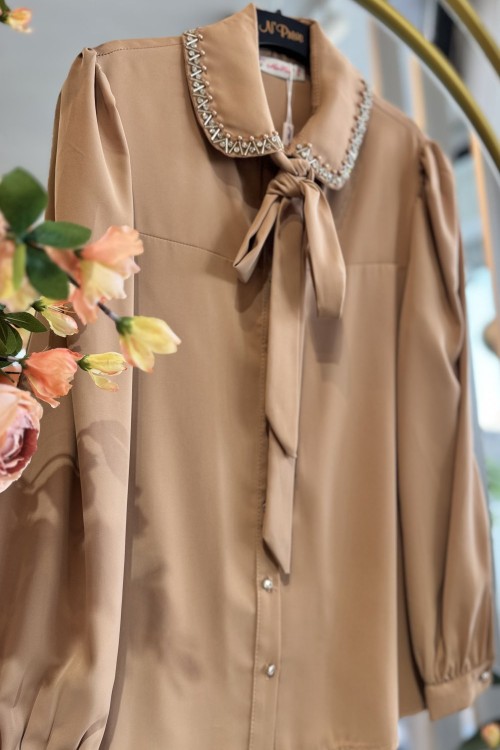 PRİME GÖMLEK Karamel