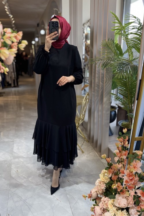 CİNDİRELLA ELBİSE Siyah