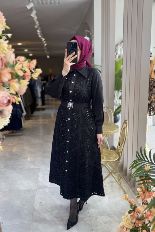 ROON ELBİSE KAP ORHN 1647 Siyah