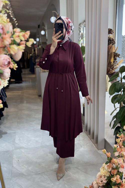 ROLYE TAKIM 8651 Bordo