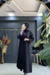 HESNA İKİLİ ABAYA TAKIM Siyah