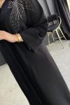 HESNA İKİLİ ABAYA TAKIM Siyah